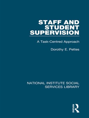 cover image of Staff and Student Supervision